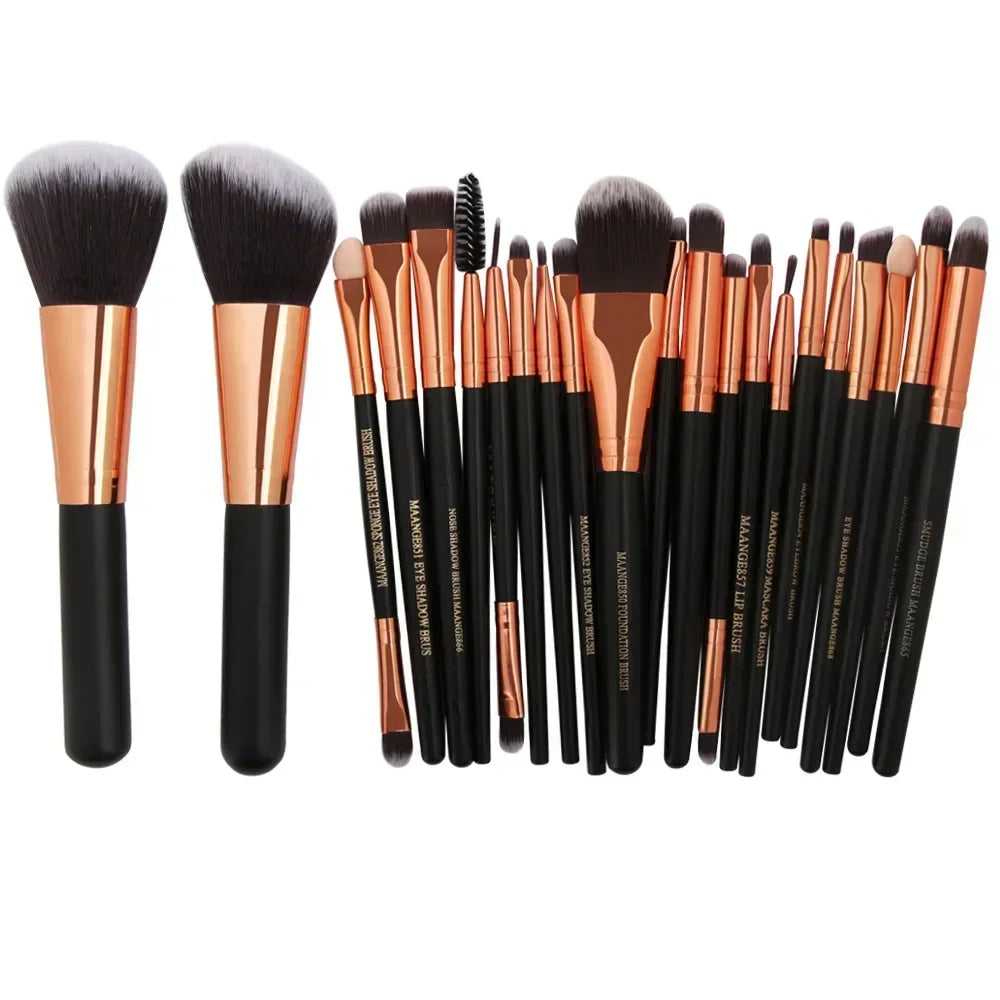 Pinceaux de maquillage 3/13/22pcs Professional Makeup Brushes Tools Set Make Up Brush Tools Kits for Eyeshadow Eyeliner Cosmetics Brushes Maquiagem
